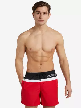 Шорты плавательные мужские Kappa, Красный, размер 50