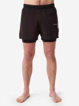 Шорты с поясом мужские UGLOW, черный, Черный