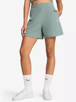 Шорты женские PUMA Ess Elevated, Зеленый