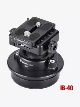 Штативная шаровая голова Sunwayfoto IB-40 с креплением Arca-Swiss/Weaver, Черный