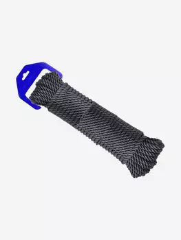 Швартовый трос (канат крученый) Петроканат ЯКОРНЫЙ 12,0 мм, черный, 2200 кг, 45 м, евромоток, Черный