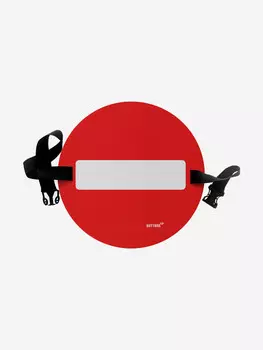 Сидушка туристическая круглая с рисунком, Красный