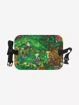 Сидушка туристическая прямоугольная с рисунком, Зеленый