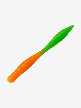 Силикон TROUT LURE (SANSAN) в банке, BEAVER 77, СЫР,COL. 24 (Orange-Green), (10шт), Мультицвет