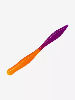 Силикон TROUT LURE (SANSAN) в банке, BEAVER 77, СЫР,COL. 25 (Orange-Purple), (10шт), Мультицвет