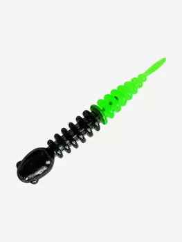 Силикон TROUT LURE (SANSAN) в банке, GOLOVASTIK 65, СЫР, COL. 20 (Black-Green), (12шт), Мультицвет