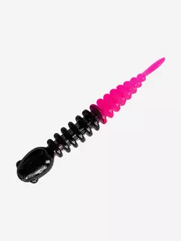 Силикон TROUT LURE (SANSAN) в банке, GOLOVASTIK 50, СЫР, COL. 17 (Black-Pink), (12шт), Мультицвет