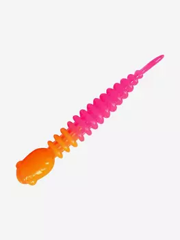 Силикон TROUT LURE (SANSAN) в банке, GOLOVASTIK 65, СЫР, COL. 26 (Orange-Pink), (12шт), Оранжевый