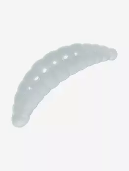 Силикон TROUT LURE (SANSAN) в банке, MAGGOT 40, СЫР, COL. 110 (Clear Blue Glow), Белый