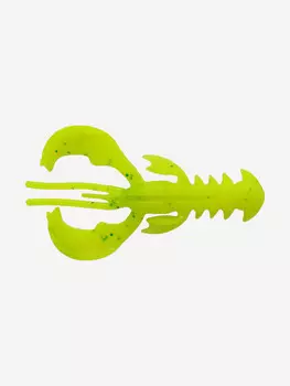 Силиконовый рак SANSAN CRAY RACHOK 80 Col. 08 (Chartreuse), Желтый