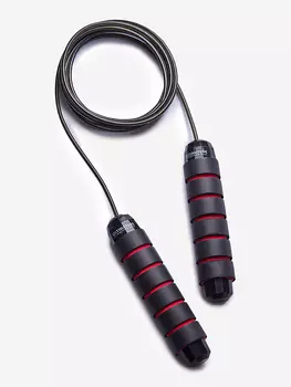 Скакалка c утяжелителями ULTIMATUM BOXING POWER, Черный