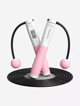 Скакалка PROIRON умная с дисплеем, Розовый