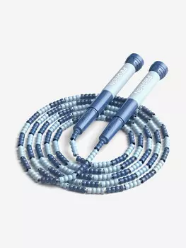 Скакалка спортивная PROIRON Мягкий Бисер максимальная длина шнура 2,8 м, Синий