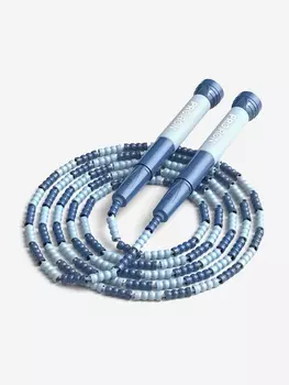 Скакалка спортивная PROIRON Мягкий Бисер максимальная длина шнура 2,8 м, Синий