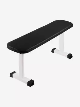 Скамья горизонтальная атлетическая Sportlim Rock Черно-Белая, Белый