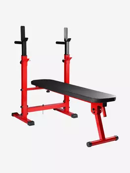 Складная скамья для жима Sportlim Альфа Черно-красная, Красный