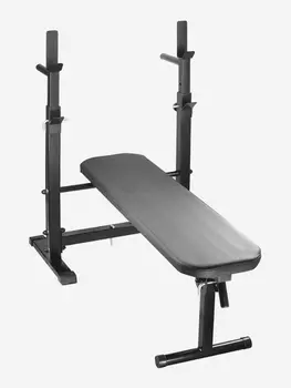 Складная скамья для жима Sportlim Альфа Черная, Черный