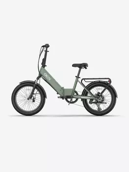 Складной электровелосипед OKAI EBF10 FlexMov, 20"x3", 350W, Зеленый