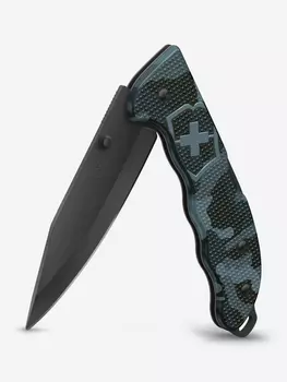 Складной нож Victorinox Evoke BSH Alox Navy, функций: 4, 136мм, синий камуфляж , коробка подарочная, 0.9425.ds222, Синий