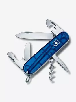 Складной нож Victorinox Spartan, синий полупрозрачный, 1.3603.t2, Синий