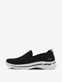 Слипоны женские Skechers Go Walk Arch Fit, Черный, размер 37.5