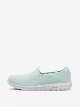Слипоны женские Skechers Go Walk Classic, Голубой, размер 37