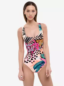 Слитный купальник женский Bona Fide: Pool Body "Jungle", Мультицвет