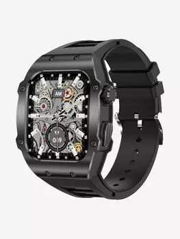 Смарт-часы BandRate Smart BRSAK55BB с трекером сна, шагомером, Черный