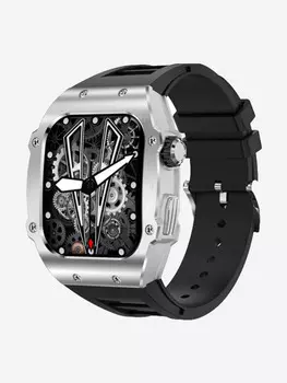 Смарт-часы BandRate Smart BRSAK55SB с будильником, шагомером, Черный