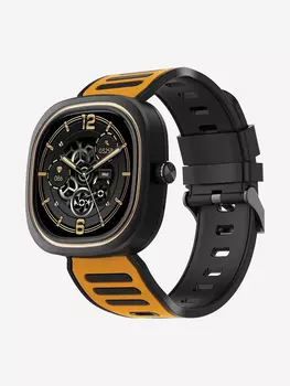 Смарт-часы BandRate Smart BRSD11BBY с фитнес-трекером, ЧСС, женским календарем, Оранжевый