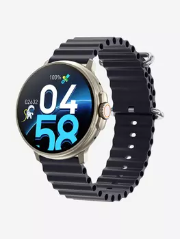 Смарт-часы BandRate Smart BRSLC306SB с пульсометром, секундомером, мониторингом сна, Черный