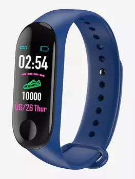 Смарт-часы BandRate Smart BRSM333PLBBL с тонометром, мониторингом сна, счетчиком калорий, Синий