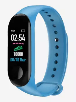 Смарт-часы BandRate Smart BRSM333PLBLBL с ЧСС, будильником, тонометром, Голубой