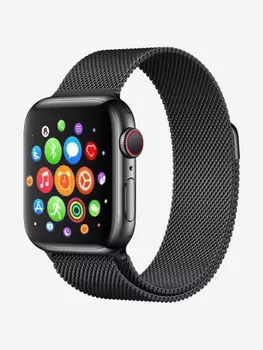 Смарт-часы BandRate Smart BRST55SBBWB с пульсометром, датчиком кислорода в крови, шагомером, Черный