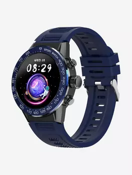 Смарт-часы BandRate Smart BRSV35PBLBL с уровенем кислорода в крови, шагомером, ЧСС, Синий