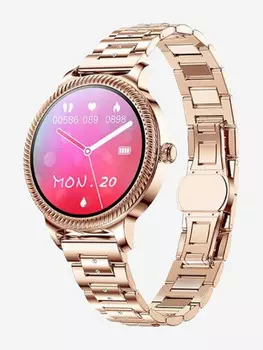 Смарт-часы CheckME Smart CMSAK38GG с шагомером, счетчиком калорий, мониторингом сна, Золотой