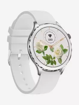 Смарт-часы CheckME Smart CMSAK43SW с хронографом, шагомером, измерением кислорода в крови, фитнес-трекером, Белый