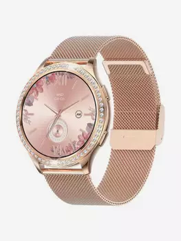 Смарт-часы CheckME Smart CMSAK53GG2 с секундомером, измерением артериального давления и кислорода в крови, мониторингом сна, Золотой