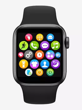 Смарт-часы CheckME Smart CMSAK76BB с шагомером, фитнес-трекером, трекером сна, Черный