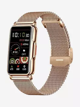 Смарт-часы CheckME Smart CMSH80GG с будильником, мониторингом сна, термометром, Золотой