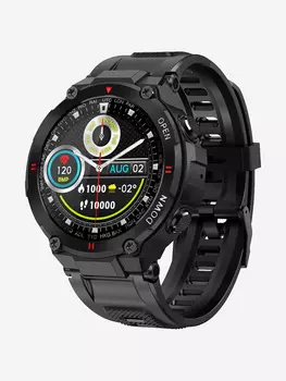 Смарт-часы CheckME Smart CMSK22BB с пульсометром, счетчиком калорий, мониторингом сна, Черный