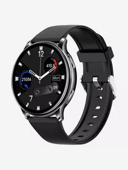 Смарт-часы CheckME Smart CMSKM10BB с термометром, мониторингом сердечного ритма, пульсометром, Черный