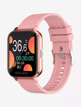 Смарт-часы CheckME Smart CMSMT28SPLS с шагомером, счетчиком калорий, тонометром, Розовый