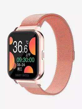 Смарт-часы CheckME Smart CMSMT28SRGWB с термометром, мониторингом сердечного ритма, G-сенсором, Розовый