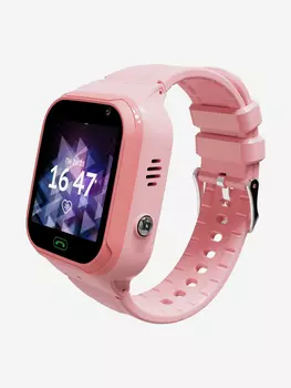 Смарт-часы Кнопка Жизни Aimoto Omega 4G, 42мм, 1.44", розовый/розовый, 9250102, Розовый