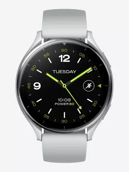 Смарт-часы Xiaomi Watch 2 Silver Case With Gray TPU Strap M2320W1 BHR8034GL, Серебряный