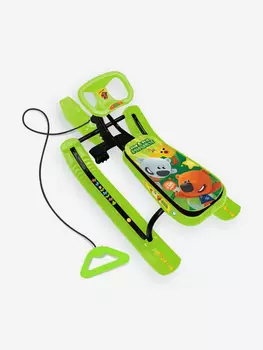 Снегокат Игрушка Ми-ми-мишки "Тимка спорт 2" ТС2 Ми-ми-мишки на зеленом, Зеленый