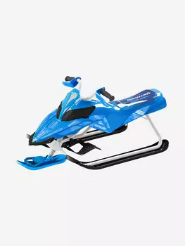 Снегокат Игрушка SND5L белый каркас, Голубой