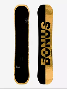 Сноуборд Bonus Snowboards Stay Gold Black edition, Черный