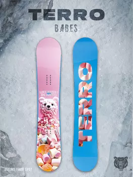 Сноуборд TERRO - BABES 24/25, Розовый